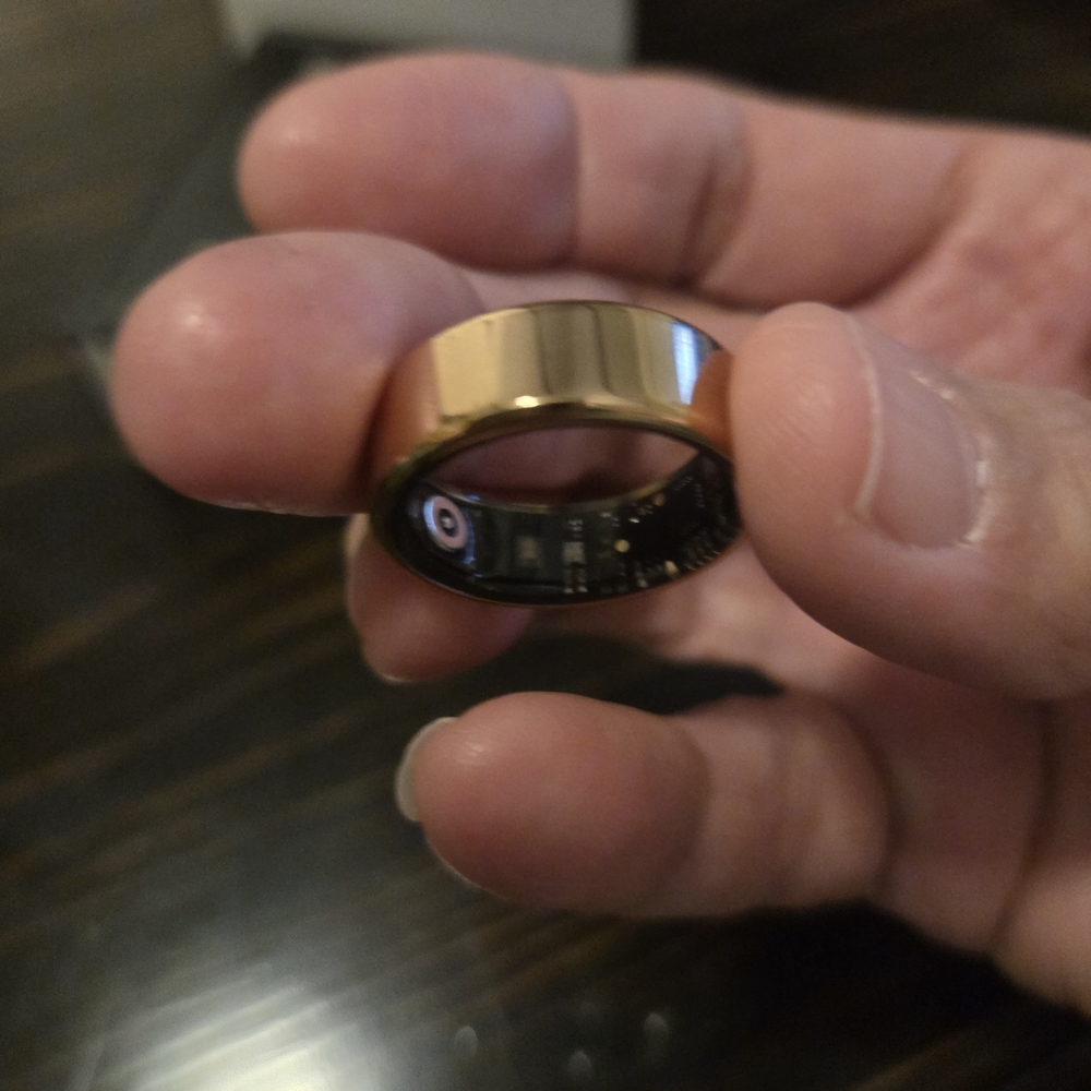 Advanced Smart Ring - Sleek Black Design